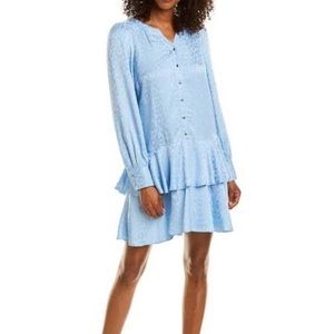 Sail to Sable Flutter Hem Shift Dress